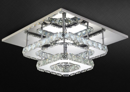 Plafoniera din cristal Plafond LED 24W Square APP409-C APP410-C [3]