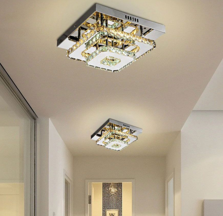 Plafoniera din cristal Plafond LED 24W Square APP409-C APP410-C [8]