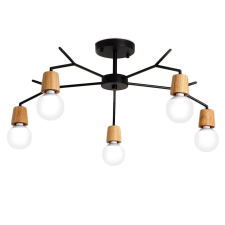 Plafoniere - Plafoniera din metal stil scandinav APP694-5C