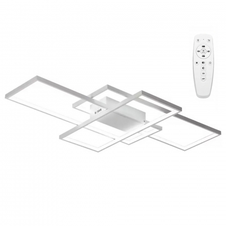 Plafoniere - Plafoniera moderna LED + TELECOMANDA WHITE APP660