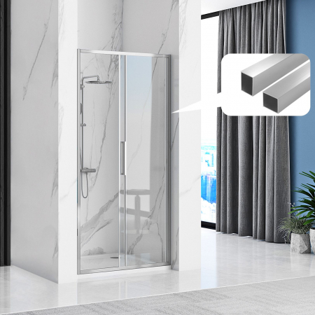 Profil extensie pentru ușă duș Solar, Fargo, Rapid, crom [1]