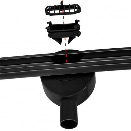 Rigola NEO Slim Pro Black, 50-100 cm, negru [5]