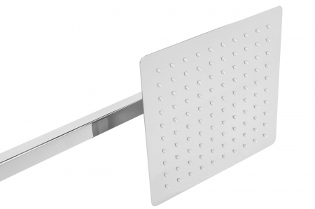 Set de dus Orix Chrome Box, anti calcar, crom, montaj incastrat [6]