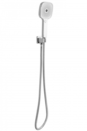 Set de dus Orix Chrome Box, anti calcar, crom, montaj incastrat [4]