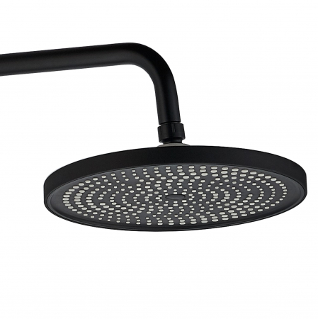 Set de dus Rebel Black Matt, anti calcar, negru, montaj pe perete [4]