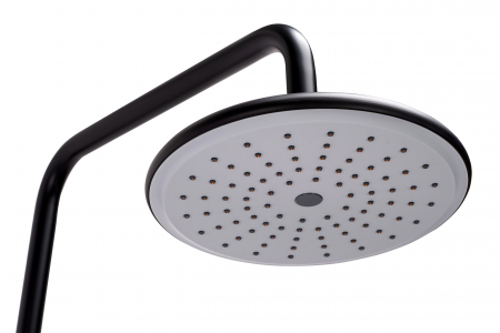 Set de dus Verso Black, anti calcar, negru, montaj pe perete [3]