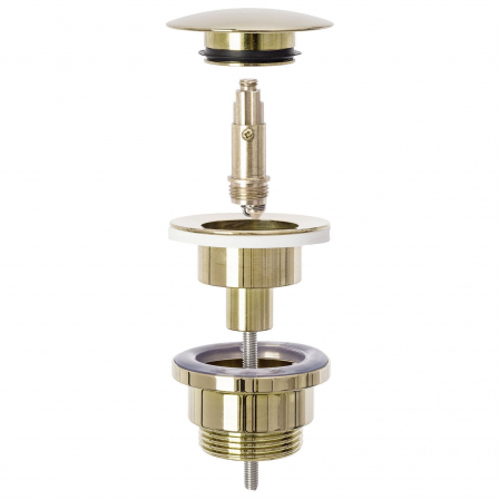 Set Lavoar Sofia Marble Black + Baterie Inalta Lungo Gold + Dop Universal Gold, nan, negru lucios [6]
