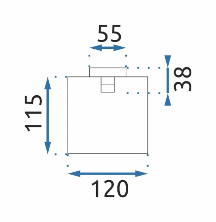 Suport hârtie igienică OSTE 05 CHROME [6]