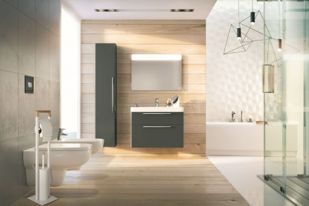 SUPORT METALIC din BAMBUS ALB White 390727 [4]