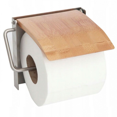 Suporturi hârtie igienică și perii WC - Suport pentru hartie igenica din bambus 390227