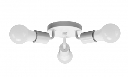 Triplă plafoniera metalica alba APP702-3C [1]