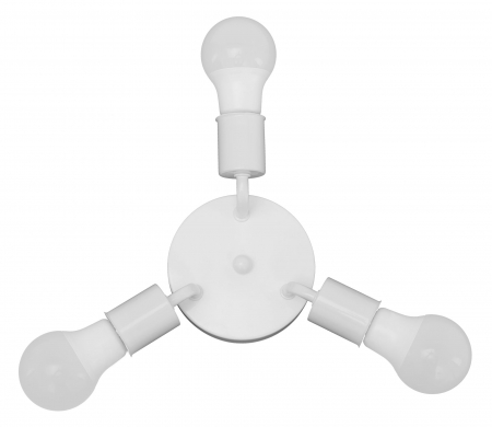 Triplă plafoniera metalica alba APP702-3C [3]