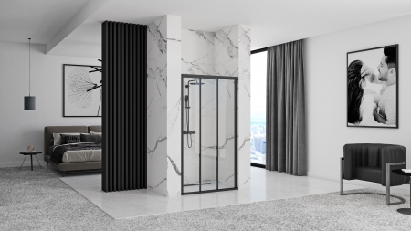 Usa dus Alex Black, glisanta, negru [2]