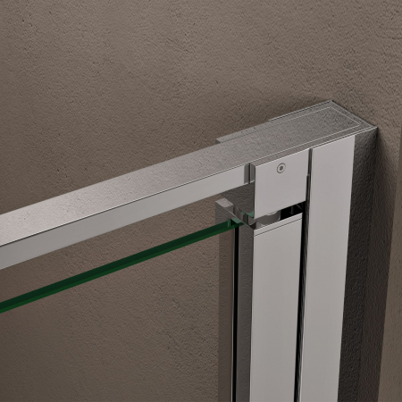 Usa dus Astra 36K-MS, 75-100 cm, crom, batanta, sticla securizata 8 mm transparenta sau sablata partial [2]
