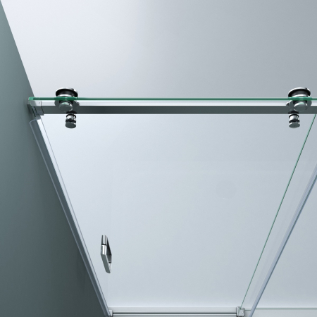Usa dus Astra T04, 100-160 cm, crom, glisanta, sticla securizata 8 mm transparenta [5]