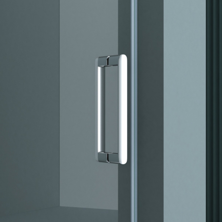 Usa dus Astra T04, 100-160 cm, crom, glisanta, sticla securizata 8 mm transparenta [6]