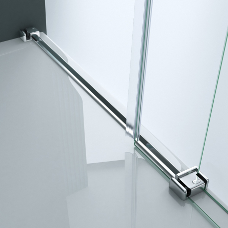 Usa dus Astra T04-2, 100-150 cm, crom, glisanta, sticla securizata 8 mm transparenta [7]