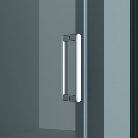 Usa dus Astra T04-2, 100-150 cm, crom, glisanta, sticla securizata 8 mm transparenta [6]