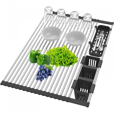 Uscator pentru vase Mat pentru chiuveta 322107 Black [2]