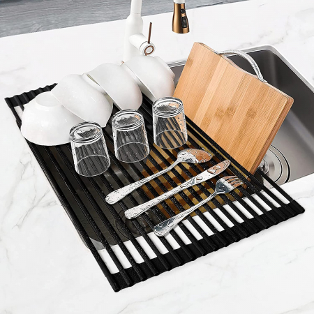 Uscator pentru vase Mat pentru chiuveta 322108 Black [1]