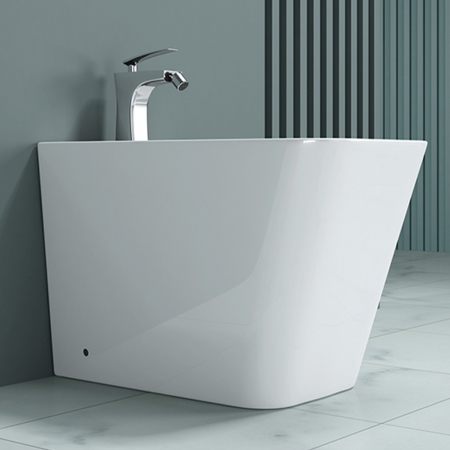 Vas bideu Astra-D112 alb 550x360x410mm, montaj pe podea, ceramic cu preaplin [1]