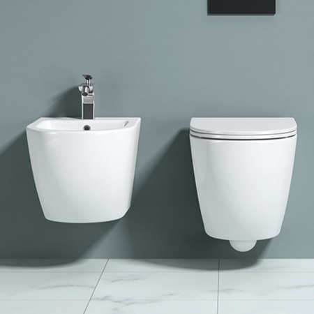 Vas bideu Astra-D179 alb 485x360x320mm, suspendabil, ceramic cu preaplin [3]