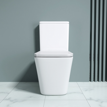Vas WC Astra-112T, Rimless, cu rezervor, montaj pe podea, SoftClose [1]
