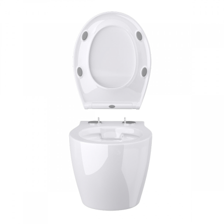 Vas WC Astra-126 suspendabil, Softclose, alb [5]