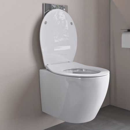Vas WC Astra-126 suspendabil, Softclose, alb [1]