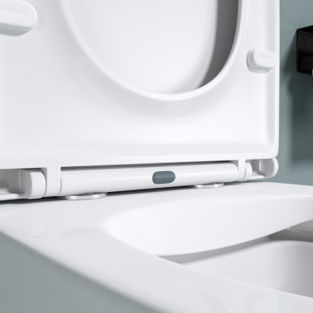 Vas WC Astra-179A suspendabil, Rimless, Softclose, alb [7]