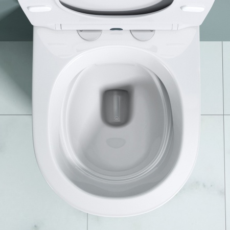Vas WC Astra-306 suspendabil, Rimless, Softclose, alb [7]