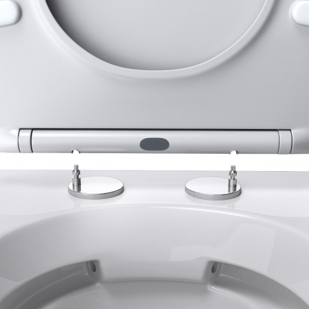 Vas WC Astra-306 suspendabil, Rimless, Softclose, alb [5]