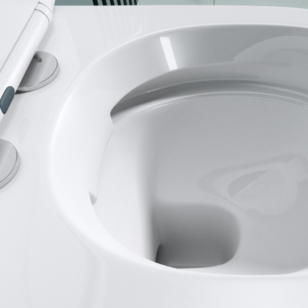Vas WC Astra-306 suspendabil, Rimless, Softclose, alb [4]