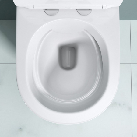 Vas WC Astra-A108short suspendabil, Rimless, Softclose, alb [6]