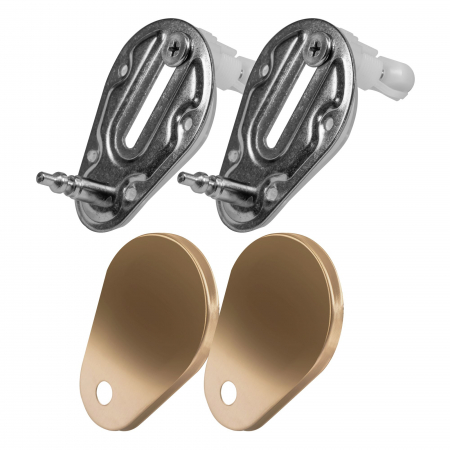 Vas WC Carlo Flat Brush Gold [5]