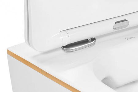 Vas WC Carlo white Mini Flat Gold Edge [4]