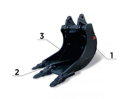 Cupe cu ripper - Cupa excavare cu ripper Trevi Benne