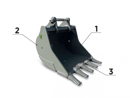 Cupe excavare ranforsate - Cupa excavare ranforsata Trevi Benne