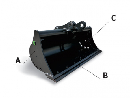 Cupe taluz, fara inclinare - Cupa taluz cu profil rotund Trevi Benne