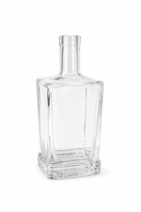 Sticla patrata 250 ml cu dop pentru marturii de nunta si botez [2]