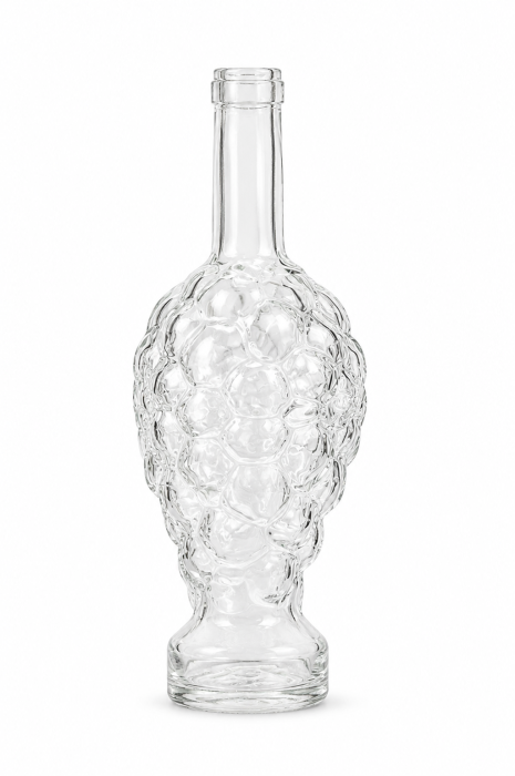 Sticla decorativa 750 ml cu dop pentru marturii de nunta si botez [2]