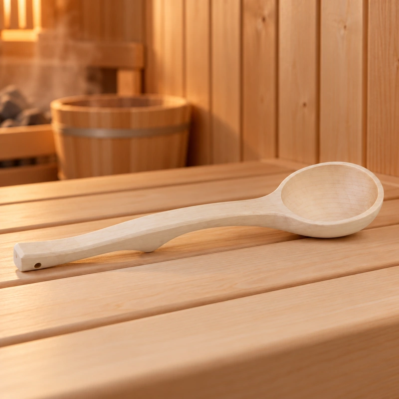 Lingura din lemn pentru sauna, 40 x 10 cm [2]