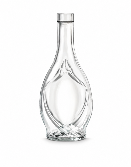 Sticla 250 / 500 ml cu dop inclus pentru marturii de nunta si botez [2]