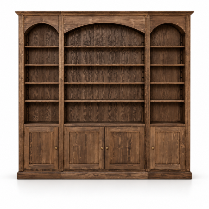 biblioteca-clasica-cu-arcade-si-rafturi-reglabile-brad-masiv-si-mdf-250-x-30-x-235-cm-atelier49 [4]