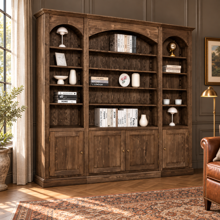 biblioteca-clasica-cu-arcade-si-rafturi-reglabile-brad-masiv-si-mdf-250-x-30-x-235-cm-atelier49 [2]