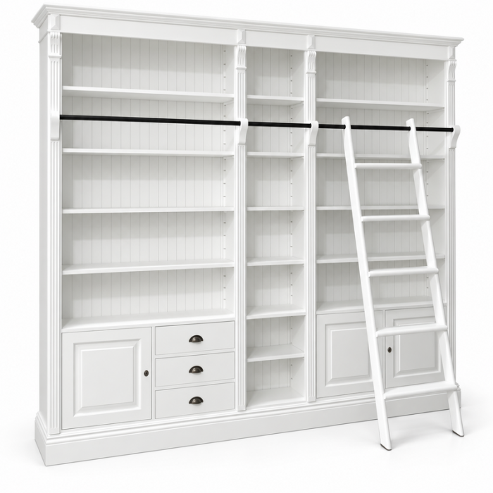 biblioteca-clasica-cu-rafturi-reglabile-si-sina-pentru-scara-269-x-39-x-238-cm-atelier49 [2]
