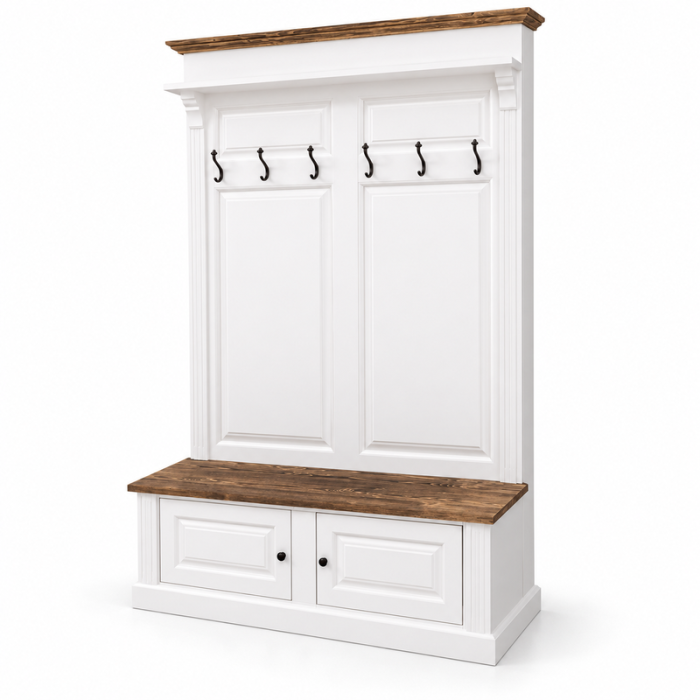 cuier-pentru-hol-cu-sezut-si-2-usi-brad-masiv-si-mdf-140-x-41-x-210-cm-atelier49 [4]