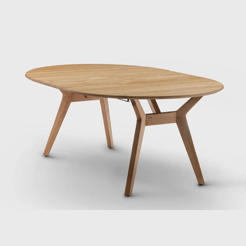 Masa extensibila Cabo din stejar masiv Ø130–230 cm, blat 27 mm [6]