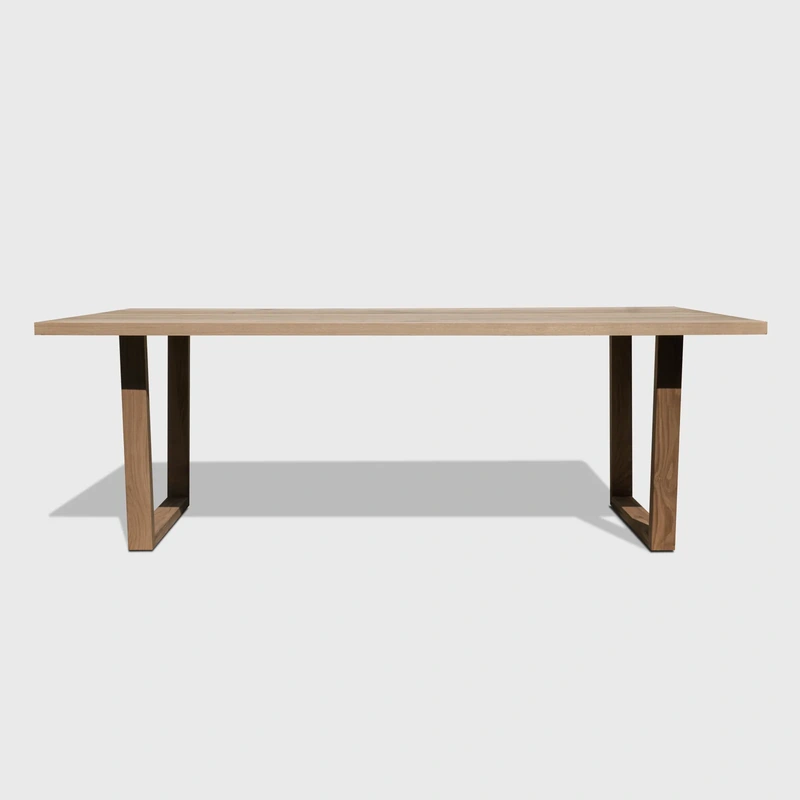 Masa Frosta din stejar masiv, blat 40 mm, 140–300 x 90 cm [4]