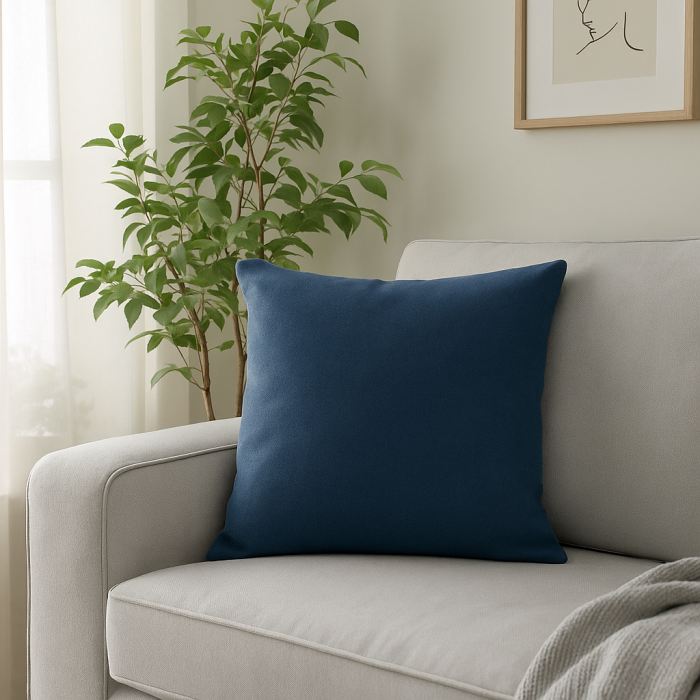 Perna Decorativa, albastru bleumarin, 45x45 cm - ATELIER 49 [1]